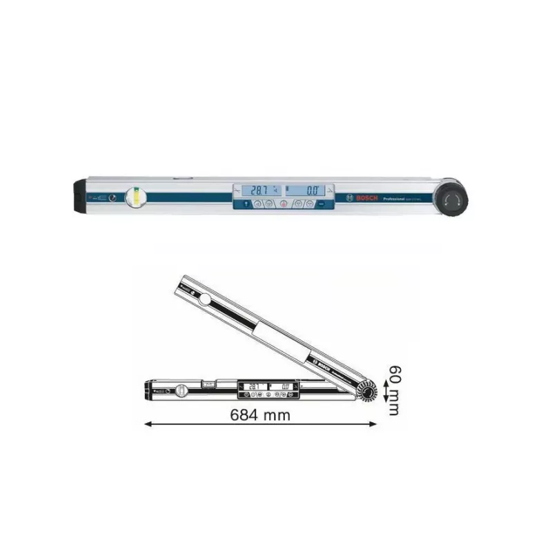 Bosch GAM 270 MFL Professional medidor de ângulos digital 0 - 270°