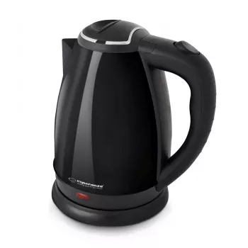 Chaleira elétrica ESPERANZA EKK113K 1,8 L 1800 W, aço inoxidável, preta, sem fios