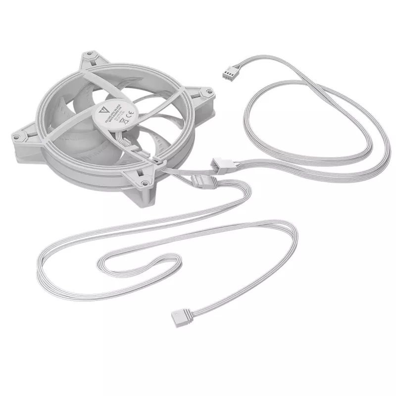 Ventoinha de caixa MODECOM VOLCANO APEX 140 ARGB WHITE 140mm Reverse