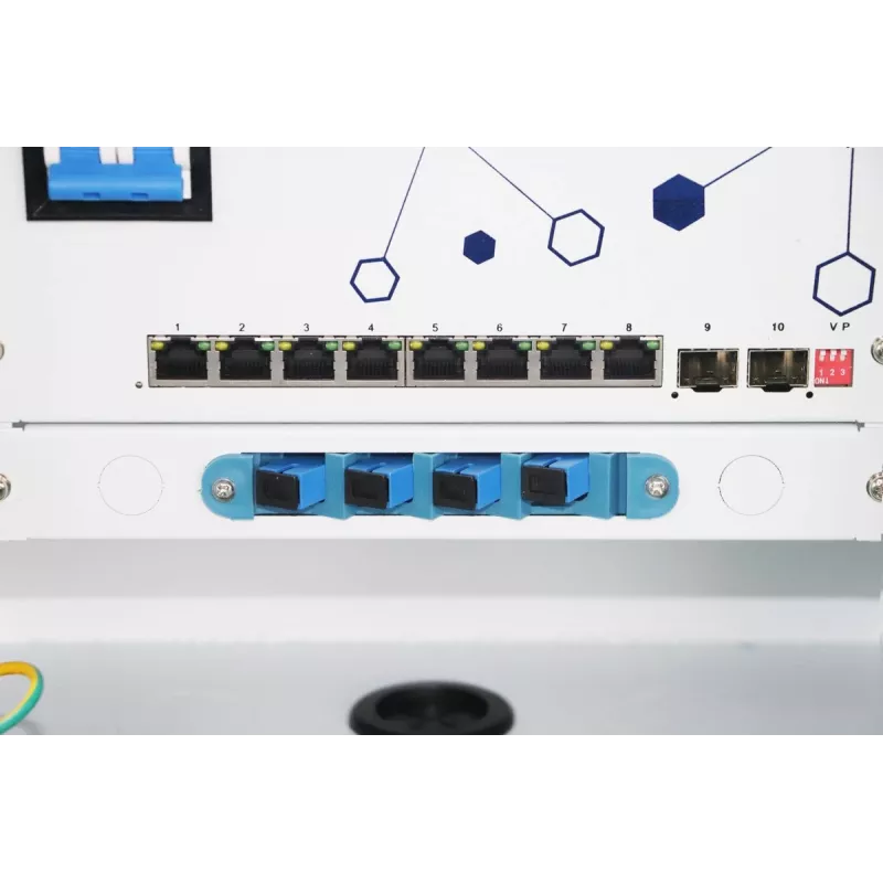 Switch não gerido Extralink Atlas 8x RJ45 1000Mbps PoE 120W