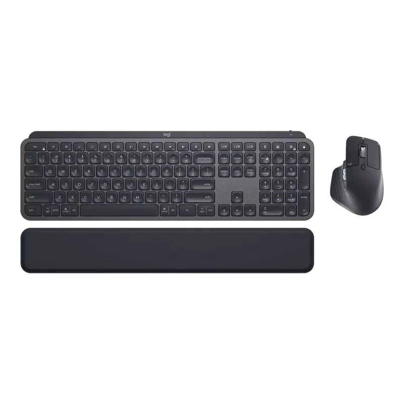 Logitech MX Keys combo for Business Gen 2 teclado e rato incluídos escritório RF Wireless + Bluetooth AZERTY francês grafite