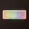 Teclado mecânico gaming AKKO YU01 Antique Jade 65% RGB com interruptores V3 Piano Pro