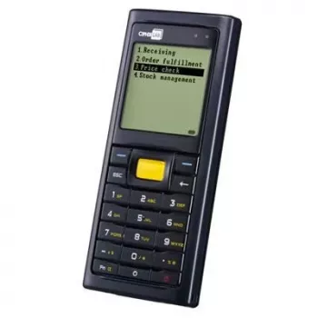 Computador móvel portátil CIPHERLAB 8200, ecrã de 2,1 polegadas (5,33 cm), 160×160 px, 0,004 GB RAM, suporte MicroSD, preto
