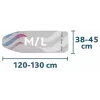 Capa de tábua de passar VILEDA Total Reflect azul cinzento branco para tábuas de passar 1300 x 450 mm