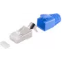Conector de cabo RJ45 ShiverPeaks BS72067-B azul