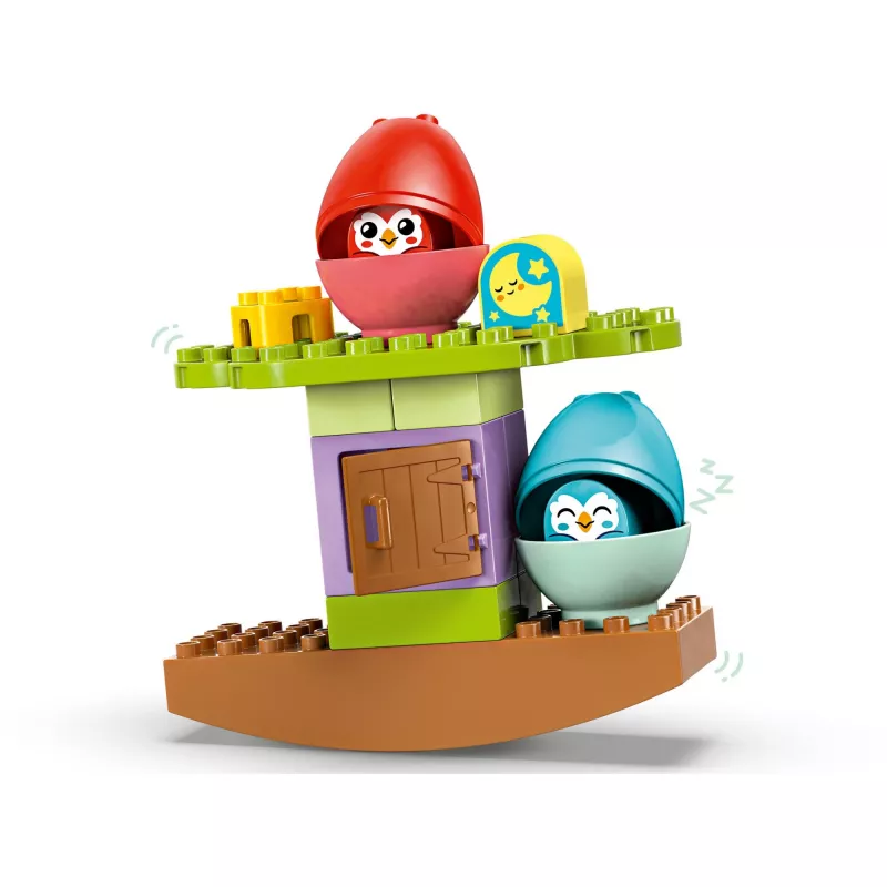 LEGO DUPLO 10440 Árvore de equilíbrio e empilhar, brinquedo de construção, 27 peças, 18 meses+, colorido