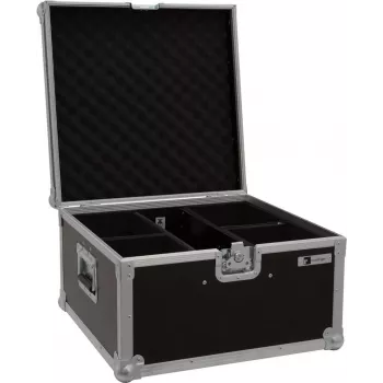 Flightcase Roadinger 31005190 para 4 projetores LED IP PAR