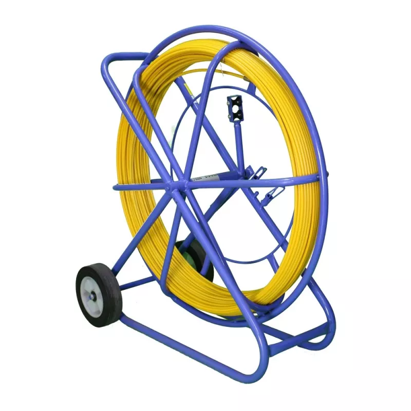 Extralink Pilot de passagem de cabos 10mm 200m, fibra de vidro FRP, diâmetro 10mm, comprimento 200m, amarelo