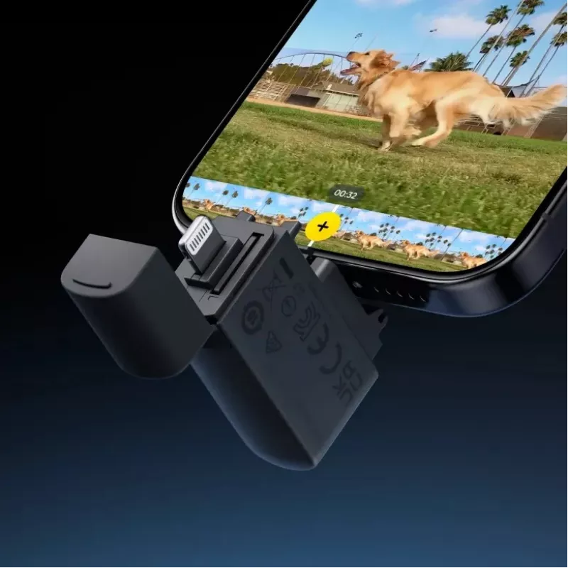 Leitor de cartões Insta360 X4 Quick Reader USB Type-C Lightning preto