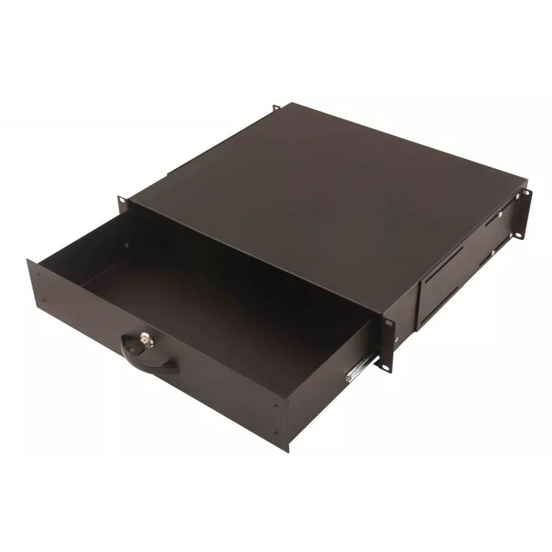 Gaveta para teclado com armazenamento de documentos Digitus DN-19 KEY-2U-SW