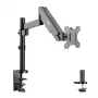 Suporte de monitor de secretária MACLEAN MC-775 para ecrãs de 32 polegadas (81,3 cm), VESA 75x75–100x100, até 8 kg, cinzento