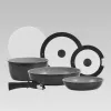 Conjunto de panelas Maestro MR-4800-7, conjunto de 7 peças de panelas e frigideiras