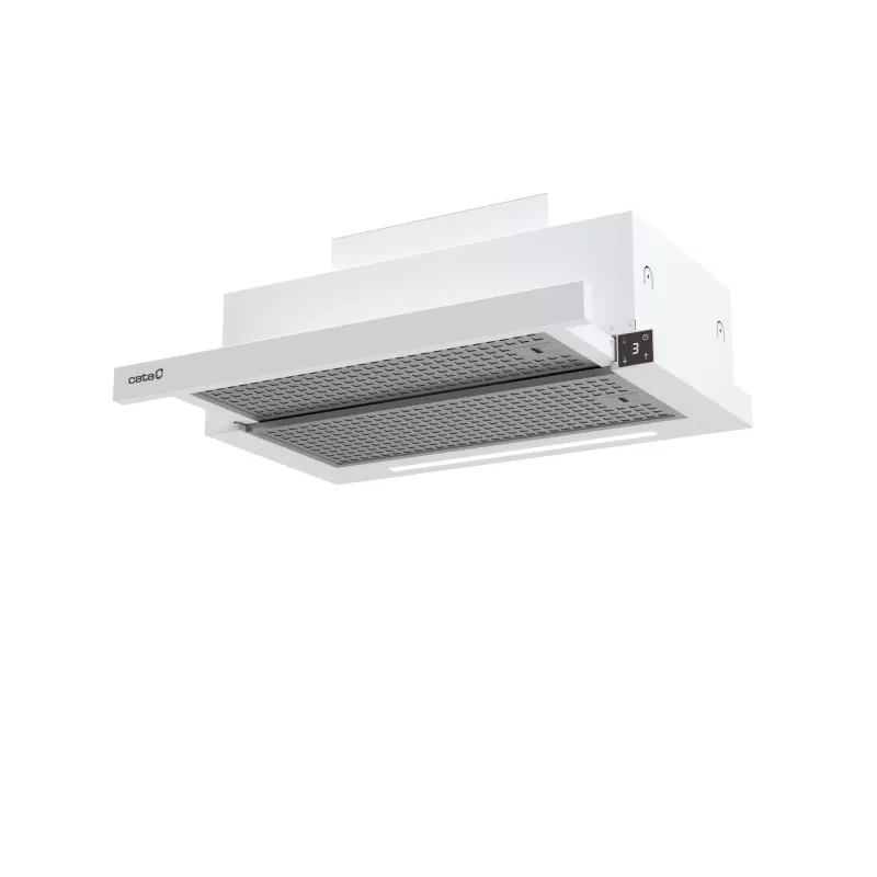 Exaustor de encastrar CATA TFH 6830 GWH 600 m³/h branco com controlo tátil