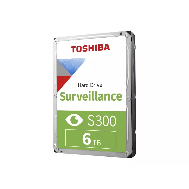 Disco rígido interno Toshiba S300 Surveillance 3,5 SATA 6GB/s – 6 TB, 5400 rpm