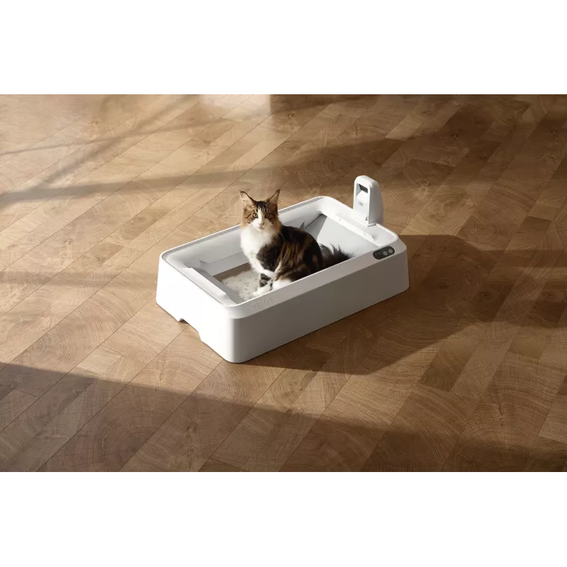 Caixa de areia autolimpante para gatos PETKIT T7-EU, branco