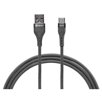 Cabo Tracer 47487 USB A - Type C M/M 1m cinzento