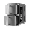 Ninja Double Stack XL Fritadeira a ar quente 2 compartimentos com sonda de temperatura SmartCook 9,5 L SL451EU