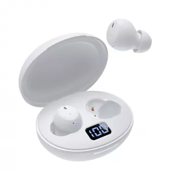 Auscultadores sem fios White Shark GEB-TWS-02 Vortex branco