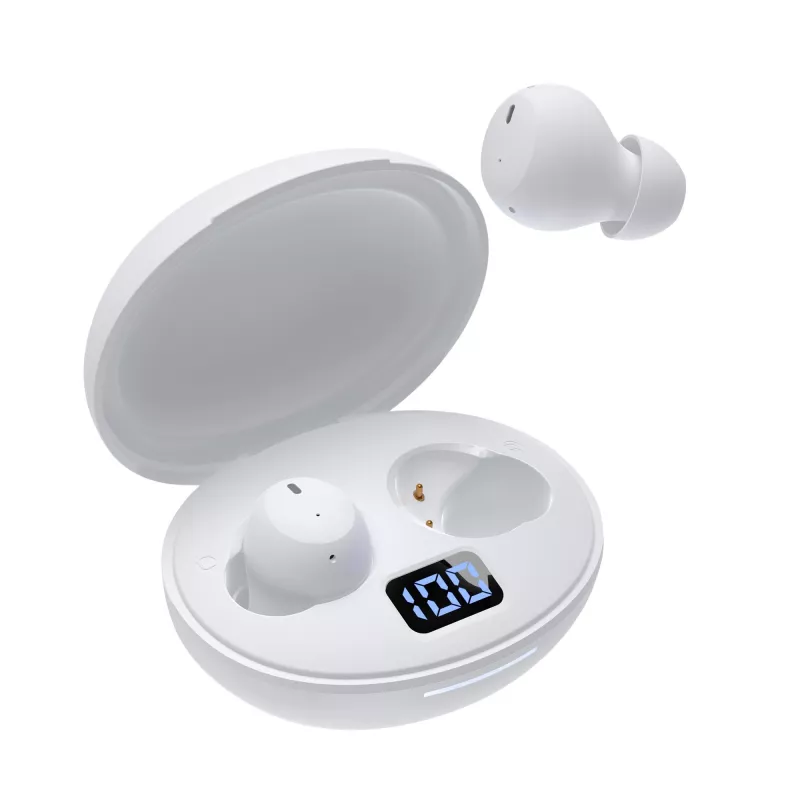 Auscultadores sem fios White Shark GEB-TWS-02 Vortex branco