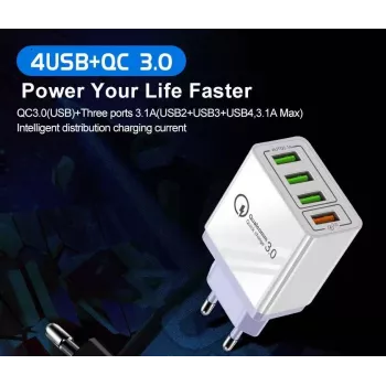 Adaptador de alimentação Divers EU-PLUGUSB-A4