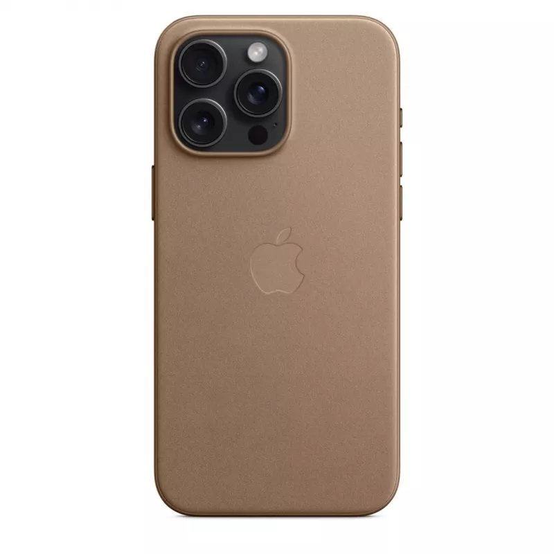 Capa FineWoven com MagSafe para Apple iPhone 15 Pro Max – Taupe