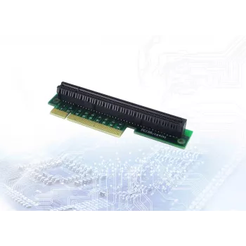 Placa riser Inter-Tech SLPS153 PCIe 8x -> x16 90 graus esquerda (88885367)