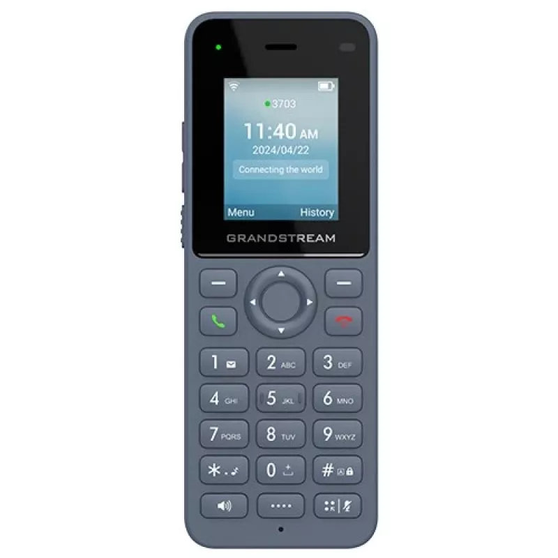 Grandstream Networks WP816 telefone IP antracite 2 linhas LCD Wi-Fi
