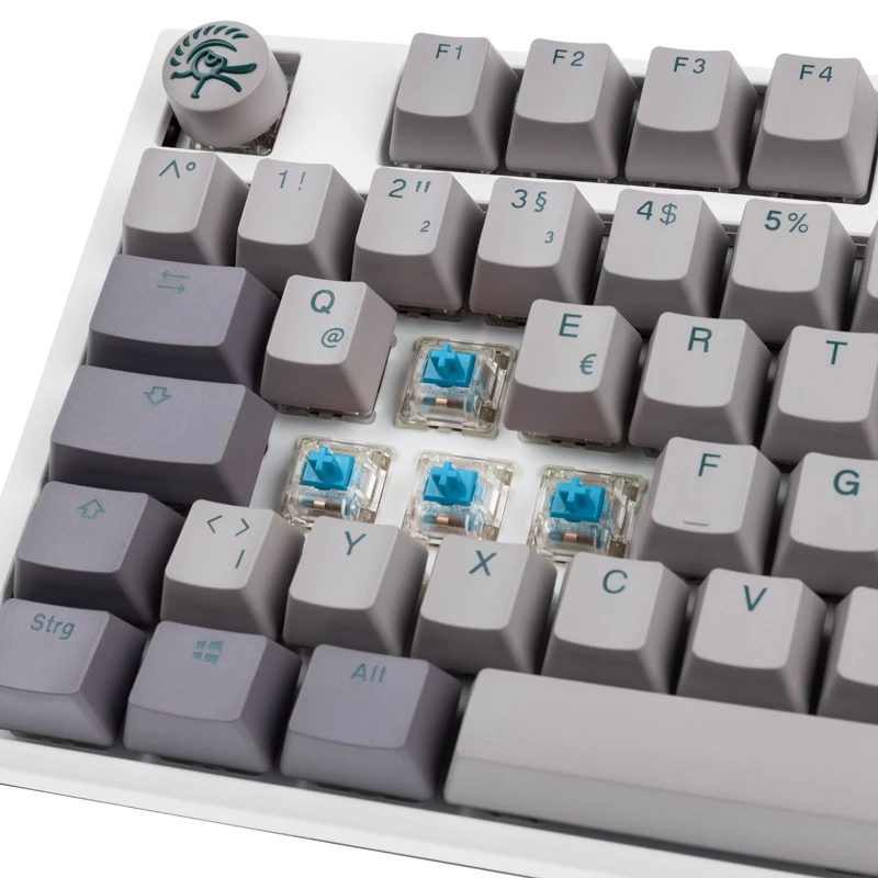 Teclado Ducky One 3 TKL Gaming USB Prateado
