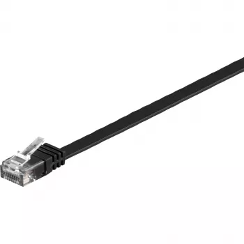 Goobay 95386 Cabo de rede Ethernet preto