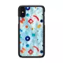 iKins Poppin Rock capa para iPhone XS/X, preta