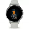 Garmin Venu 3S 3,05 cm (1,2 polegadas) AMOLED 41 mm Digital 390 x 390 píxeis Ecrã tátil cinzento, prateado Wi-Fi GPS (satélite)