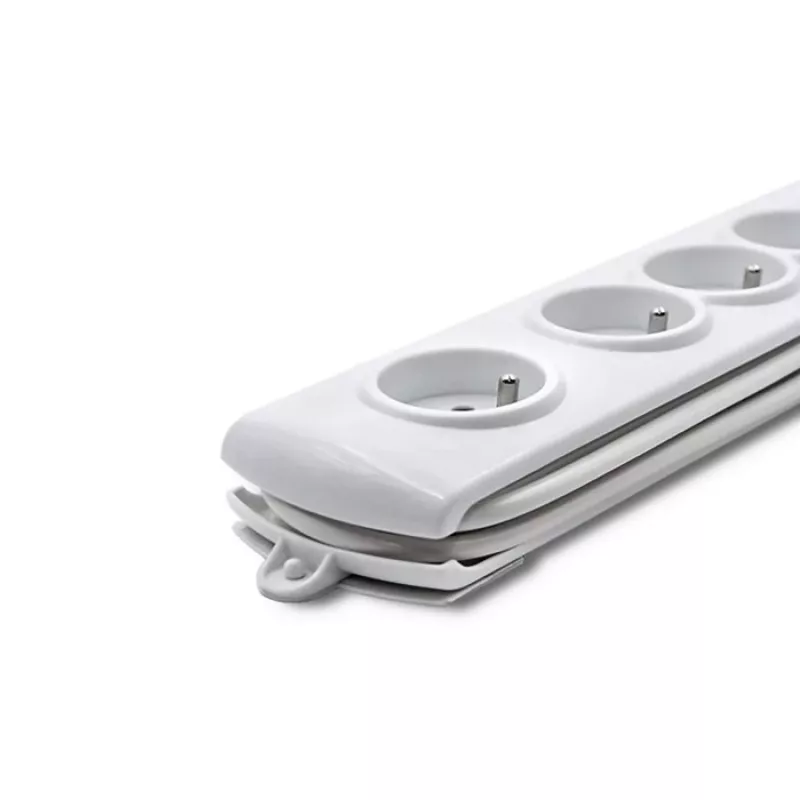 Proteção contra sobretensões Qoltec 50293 branco 8 tomadas AC 230 V