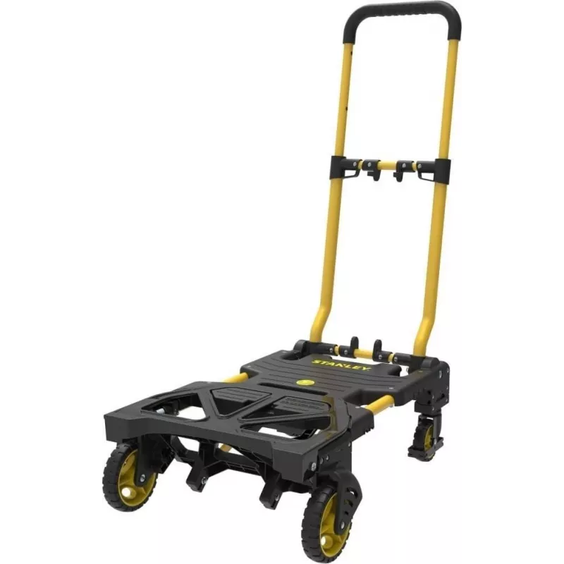 Carrinho de transporte dobrável Stanley até 70/137 kg amarelo, preto