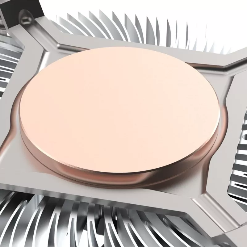 Dissipador híbrido Akasa Intel LGA1700 para processador 9 cm alumínio, preto 1 unid.