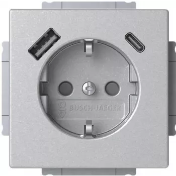 Tomada SCHUKO Busch-Jaeger SB-A+C 20 EUCB2USBAC-83 (2CKA002011A6304)