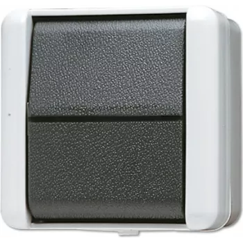 Interruptor de tecla Jung 807 W — com fios, caixa em termoplástico, 250 V AC, 10 A