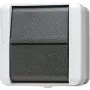 Interruptor de tecla Jung 807 W — com fios, caixa em termoplástico, 250 V AC, 10 A