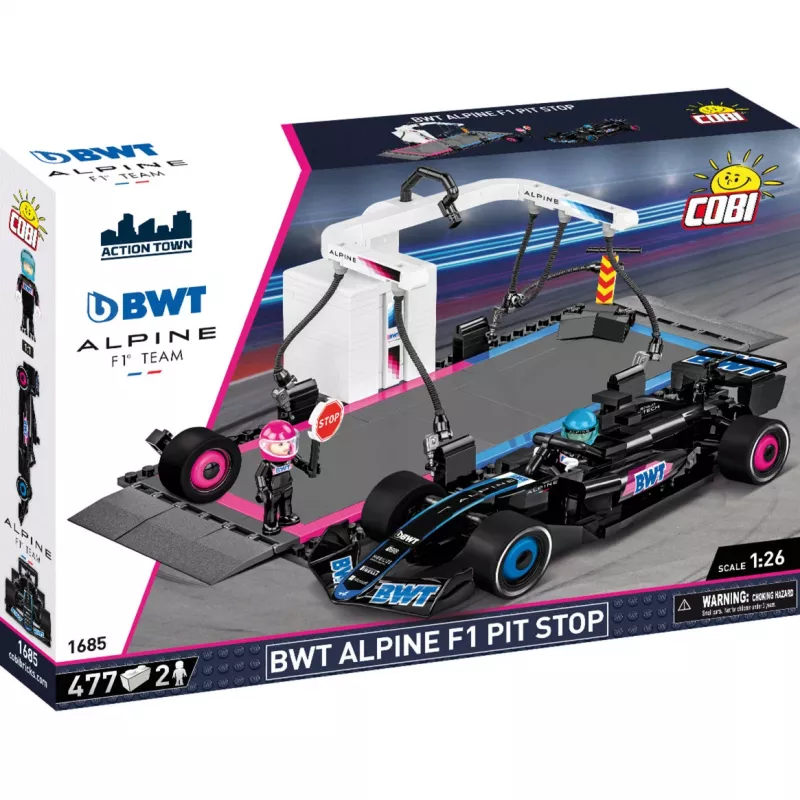 BWT Alpine F1 Boxenstopp, brinquedo de construção