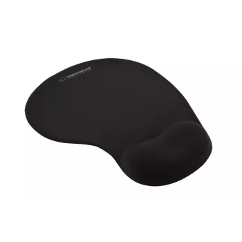 Tapete de rato ESPERANZA EA137K, preto, com apoio de gel para o pulso, base antiderrapante, utilização universal