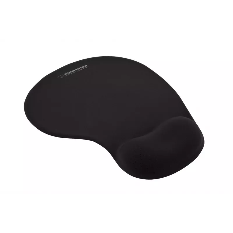 Tapete de rato ESPERANZA EA137K, preto, com apoio de gel para o pulso, base antiderrapante, utilização universal