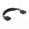 Cabo DeLOCK 0,1m 2xUSB2.0 10p