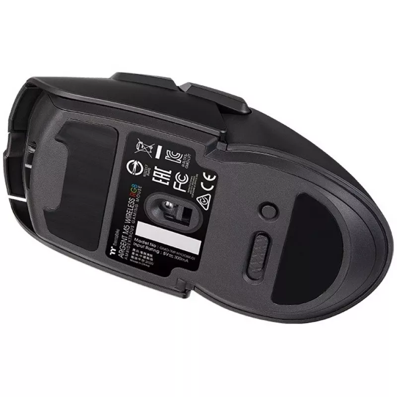 Rato Thermaltake Argent M5 ambidestro RF Wireless+Bluetooth+USB Type-A ótico 16000 DPI (GMO-TMF-HYOOBK-01)