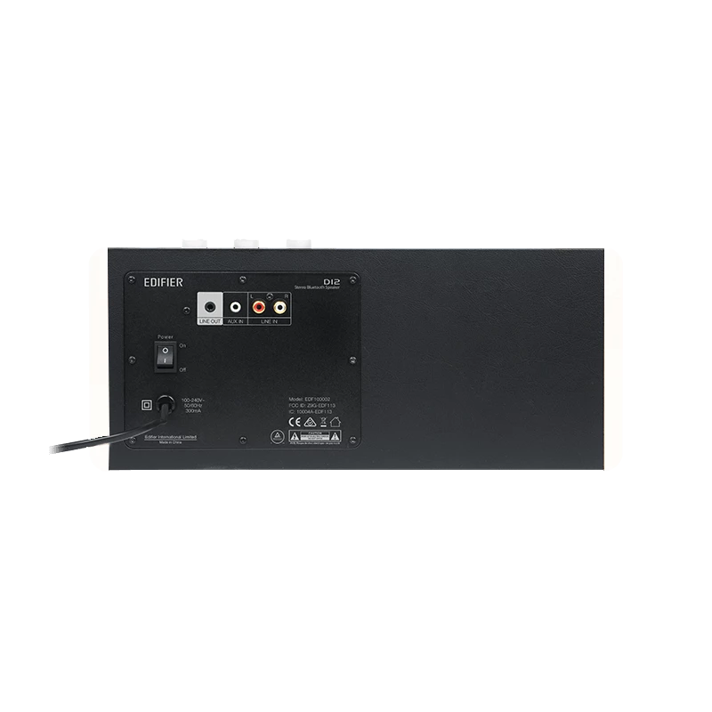 Altifalante ativo pequeno Edifier | D12 | Bluetooth | branco | ligação sem fios