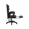 Cadeira gaming huzaro Force 3.7 Carbon preto – ergonómica, altura ajustável 107,5–116,5 cm, 5 rodas, almofadas lombar e cervical