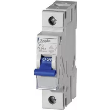 Disjuntor DOEPKE B20A DLS-6H-B20-1-6-KA 6kA 1 polo 230V característica B DLS-6H-B20-1-6-KA (09914024)