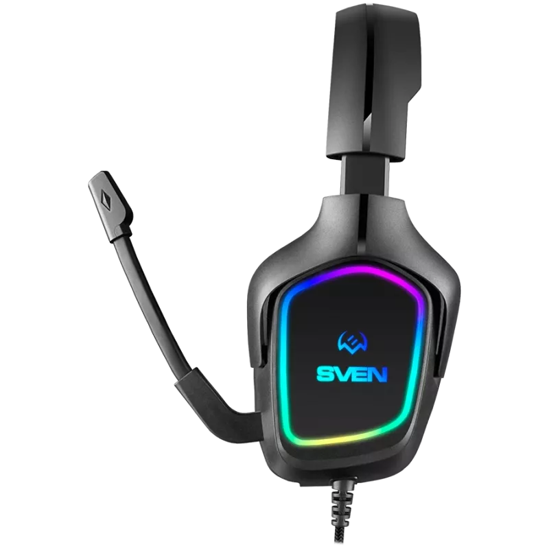 Headset gaming com microfone AP-U750MV, preto (USB, RGB)