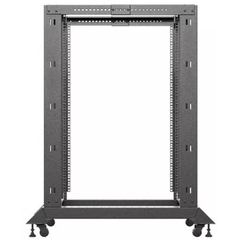 Rack aberto Lanberg 22U Preto (22HE, rack de 19 polegadas), rack para servidores, Preto