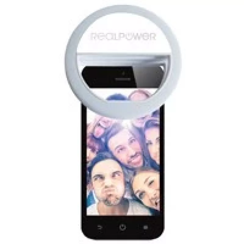 Luz de anel para smartphone RealPower Eva Selfie Light