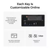 Teclado mecânico Keychron Q6 HE QMK com estabilizadores magnéticos Gateron Double‑Rail