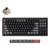 Teclado mecânico Keychron V3 Ultra 8K – cabo e Bluetooth, QWERTY, RGB, preto